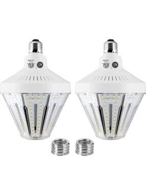 Bright 12000 Lumens LED Corn Bulbs, 600W Equivalent, 5000K Daylight, E26/E39